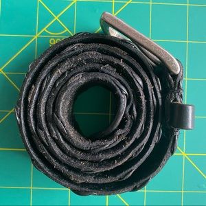 JOHN VARVATOS LEATHER BELT